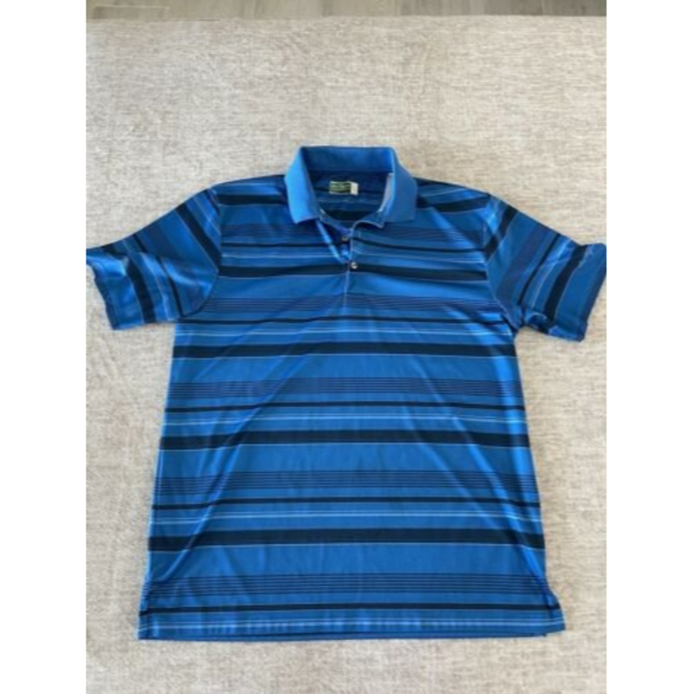 Ben Hogan Performance Polo - Golf Shirt Size Large Men's Short Sleeve Blue